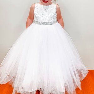 CUSTOM Girls Pageant Gown / Communion Dress 3T